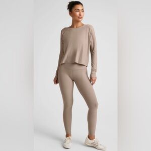Women's Tan Beyond Yoga Set